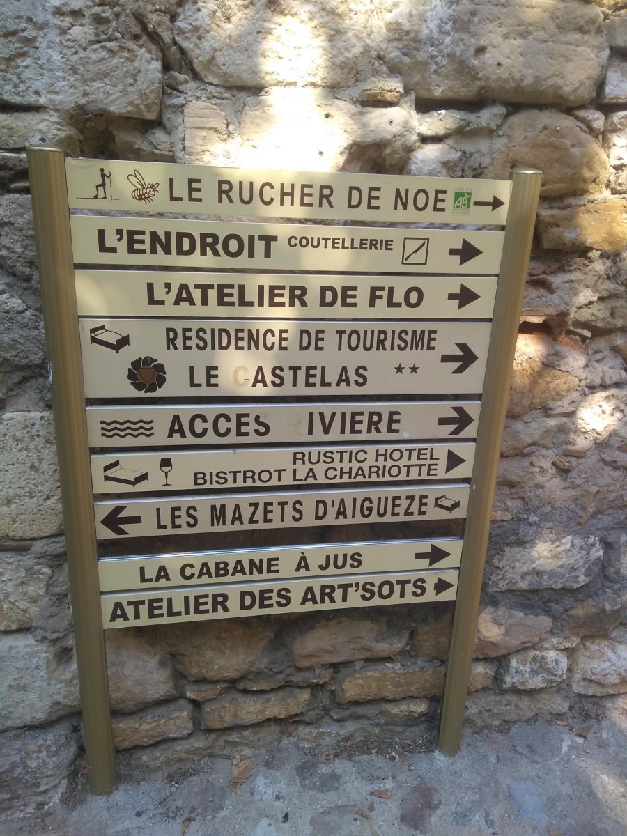 Historisch dorpje Aigueze, de moeite waard!
